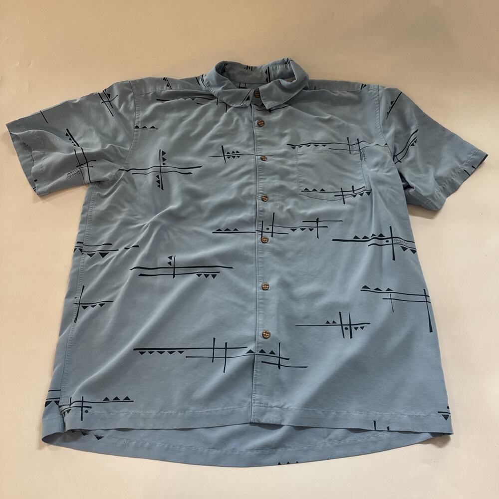 Vintage QuikSilver Waterman Shirt Mens Comfort Fit‎ XXL Tribal Southwestern